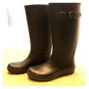 NWOT Black Women’s Rain Boots